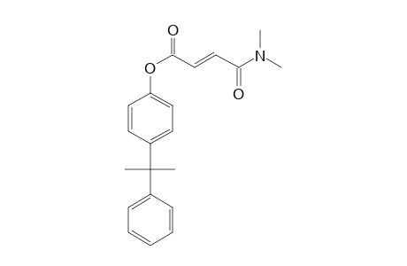 Fumaric acid, monoamide, N,N-dimethyl-, 4-(2-phenylprop-2yl)phenyl ester