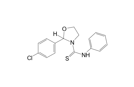 2-(p-chlorophenyl)thio-3-oxazolidinecarboxanilide