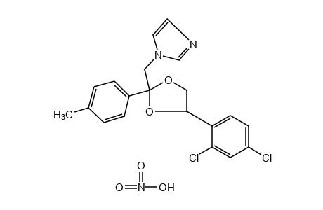 1-{[4-(2,4-dichlorophenyl)-2-p-tolyl-1,3-dioxolan-2-yl]methyl]imidazole, mononitrate