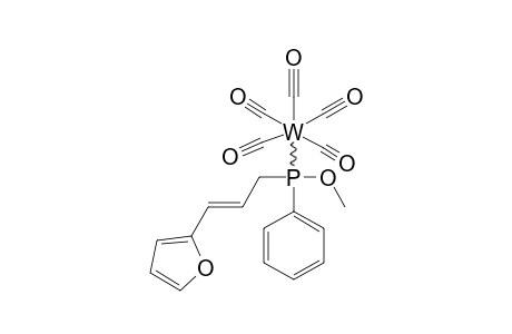 (O-METHYL-PHENYL-[3-(2-FURYL)-ALLYL]-PHOSPHINITE)-PENTACARBONYL-TUNGSTEN