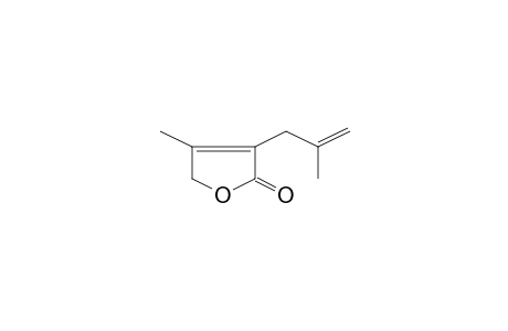 2(5H)-Furanone, 4-methyl-3-(2-methyl-2-propenyl)-