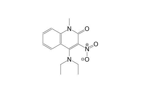 2(1H)-quinolinone, 4-(diethylamino)-1-methyl-3-nitro-