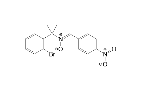 (Z)-N-(2-(2-Bromophenyl)propan-2-yl)-1-(4-nitrophenyl)methanimine oxide