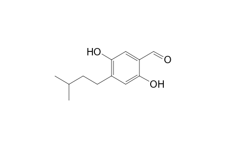 2,5-Dihydroxy-4-(3-methylbutyl)benzaldehyde