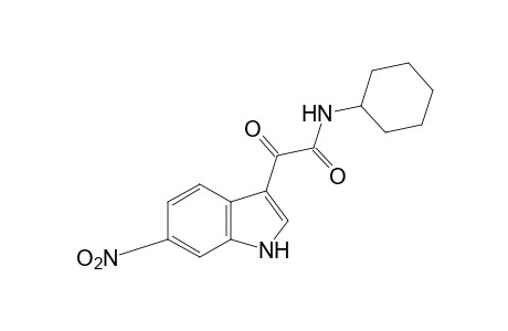 N-cyclohexyl-6-nitro-3-indoleglyoxylamide