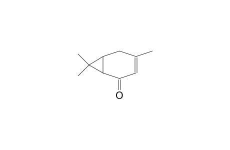 BICYCLO[4.1.0]HEPT-3-EN-2-ONE, 4,7,7-TRIMETHYL-