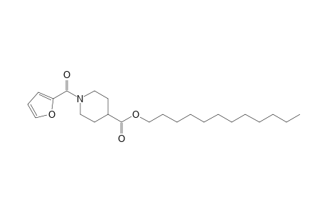 Isonipecotic acid, N-(2-furoyl)-, dodecyl ester