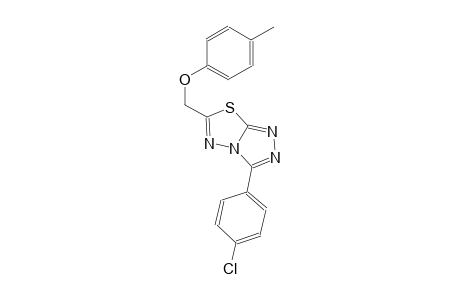 3-(4-chlorophenyl)-6-[(4-methylphenoxy)methyl][1,2,4]triazolo[3,4-b][1,3,4]thiadiazole