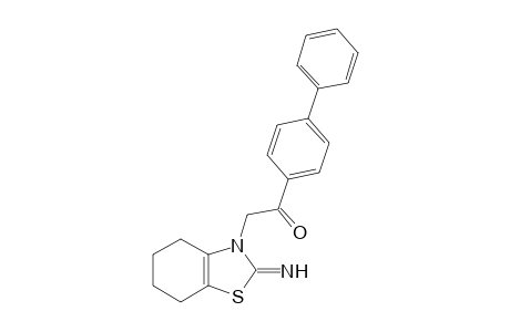 1-[1,1'-Biphenyl]-4-yl-2-(2-imino-4,5,6,7-tetrahydro-1,3-benzothiazol-3(2H)-yl)ethanone