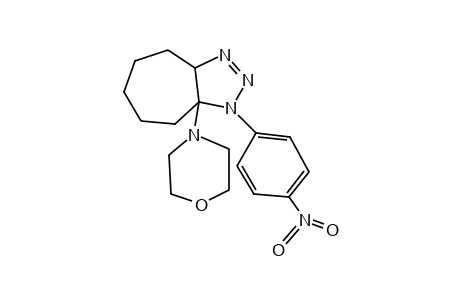 8a-morpholino-1-(p-nitrophenyl)-1,3a,4,5,6,7,8,8a-octahydrocycloheptriazole