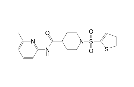 N-(6-methyl-2-pyridinyl)-1-(2-thienylsulfonyl)-4-piperidinecarboxamide