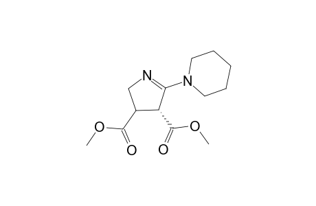 (E)-3,4-Bis(methoxycarbonyl)-2-piperidino-1-pyrroline