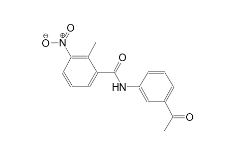 N-(3-acetylphenyl)-2-methyl-3-nitrobenzamide