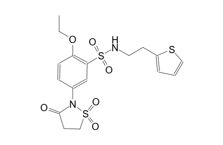 benzenesulfonamide, 5-(1,1-dioxido-3-oxo-2-isothiazolidinyl)-2-ethoxy-N-[2-(2-thienyl)ethyl]-