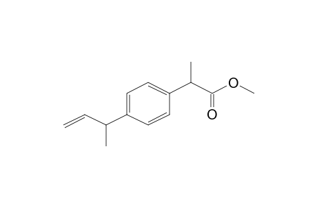 Propanoic acid, 2-[4-(1-buten-3-yl)phenyl]-, methyl ester