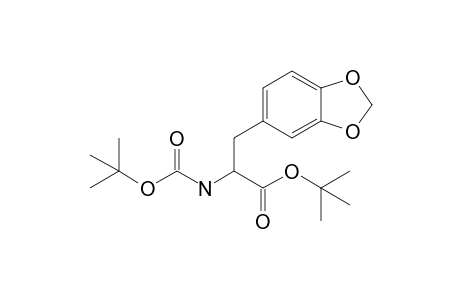 t-Butyl 3-(1',3'-benzodioxol-5'-yl)-2-[(t-butoxycarbonyl)amino]-propanoate