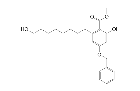 Methyl 4-(benzyloxy)-2-hydroxy-6-(8-hydroxyoctyl)benzoate
