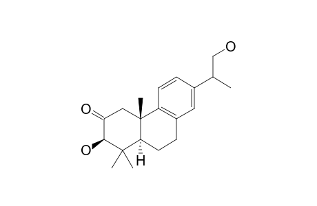 EUOLUTCHUOL_D;3-BETA,16-DIHYDROXY-8,11,13-ABIETATRIEN-2-ONE