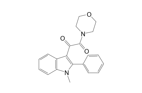 Ethane-1,2-dione, 1-(1-methyl-2-phenyl-1H-indol-3-yl)-2-(morpholin-4-yl)-