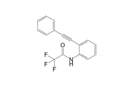 2,2,2-tris(fluoranyl)-N-[2-(2-phenylethynyl)phenyl]ethanamide