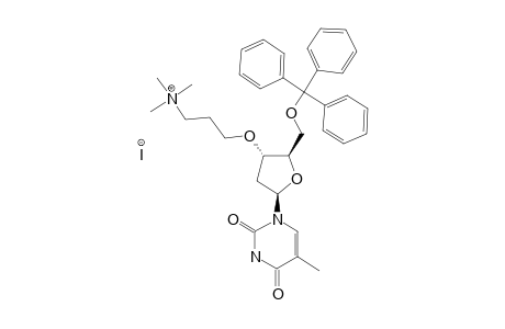 3'-O-(TRIMETHYLAMMONIUMPROPYL)-5'-O-TRITYLTHYMIDINE-IODIDE