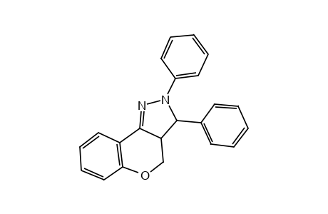 2,3-diphenyl-2,3,,3a,4-tetrahydro[1]benzopyrano[4,3-c]pyrazole