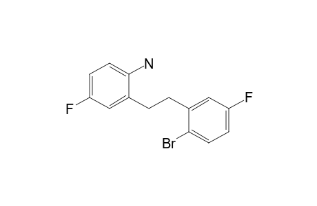 2-[2-(2-Bromanyl-5-fluoranyl-phenyl)ethyl]-4-fluoranyl-aniline