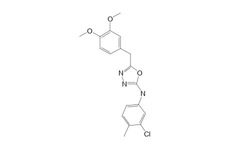 2-(3-chloro-p-toluidino)-5-veratryl-1,3,4-oxadiazole