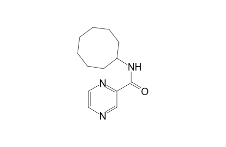 Pyrazine-2-carboxamide, N-cyclooctyl-