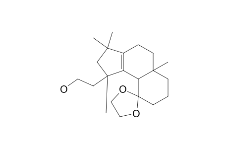 (1S,5AS,9AS)-9,9-ETHYLENEDIOXY-1-(2'-HYDROXYETHYL)-1,3,3,5A-TETRAMETHYL-2,3,4,5,5A,6,7,8,9,9A-DECAHYDRO-1H-BENZ-[E]-INDENE