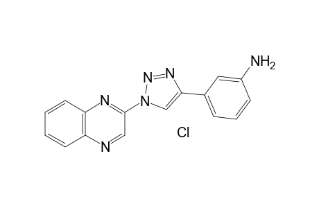 3-[1-(quinoxalin-2-yl)-1H-1,2,3-triazol-4-yl]aniline hydrochloride