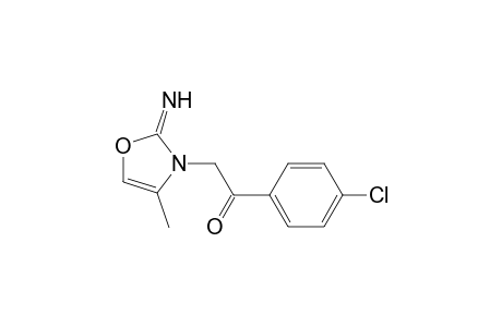2-IMINO-4-METHYL-3-(4'-CHLORO-PHENACYL)-2,3-DIHYDRO-OXAZOLE