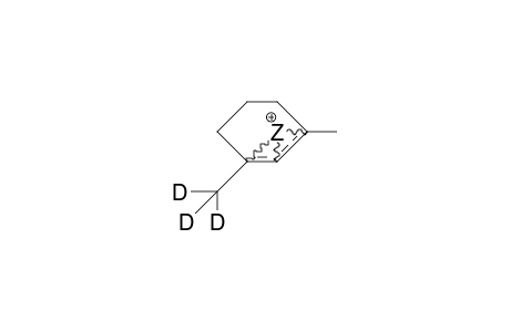 1-Trideuteriomethyl-3-methyl-cyclohexen-3-yl cation