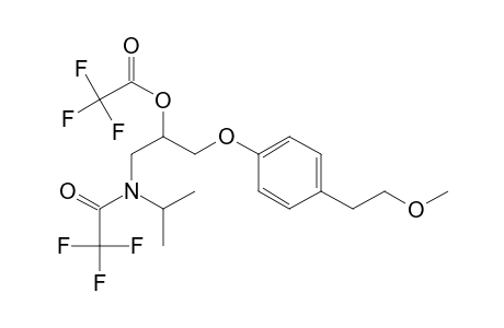 1-(4-(2-methoxyethyl)phenoxy)-2-(trifluoroacetoxy)-3-(N-(trifluoroacetyl)-N-isopropylamino)propane