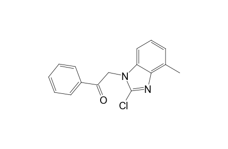 2-Chloro-4-methyl-1-phenacylbenzimidazole