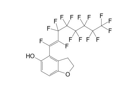 5-Hydroxy-4-[(E)-(perfluoro-1-octenyl)-2,3-dihydrobenzo[b]furan