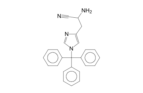 2-Amino-3-(1-trityl-1H-imidazol-4-yl)propanenitrile