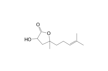 Dihydro-3-hydroxy-5-methyl-5-(4-methyl-pent-3-enyl)-2(3H)-furanone