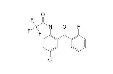 2-Amino-5-chloro-2'-fluorobenzophenone, N-trifluoroacetyl-