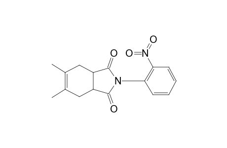 1H-isoindole-1,3(2H)-dione, 3a,4,7,7a-tetrahydro-5,6-dimethyl-2-(2-nitrophenyl)-