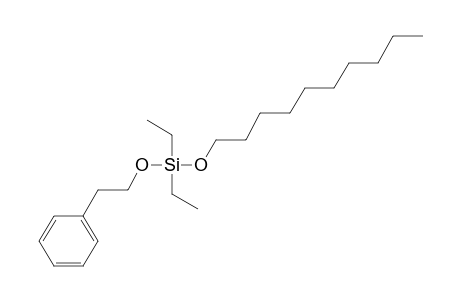 Silane, diethyldecyloxy(2-phenylethoxy)-