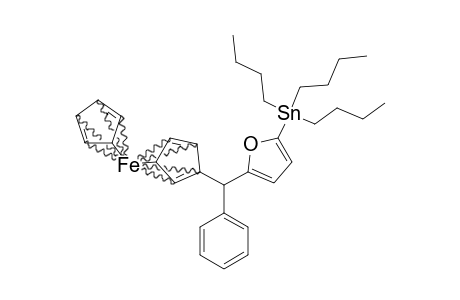 2-(FERROCENYLPHENYLMETHYL)-5-(TRIBUTYLSTANNYL)-FURAN