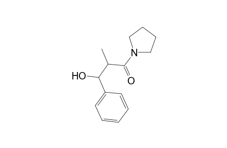 2-Methyl-3-oxidanyl-3-phenyl-1-pyrrolidin-1-yl-propan-1-one