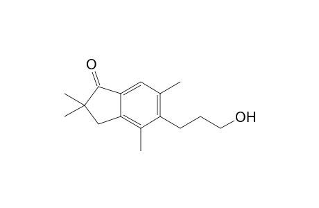 2,3-Dihydro-5-(3'-hydroxypropyl)-2,2,4,6-tetramethyl-1H-inden-1-one