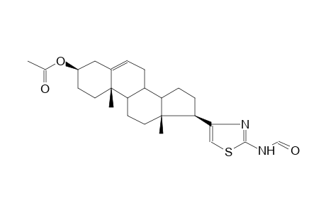 3BETA-ACETOXY-17BETA-[2-FORMAMIDO-4-(1,3-THIAZOLYL)]ANDROST-5-ENE