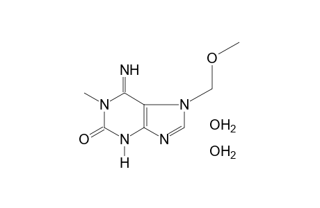 7-(methoxymethyl)-1-methylisoguanine, dihydrate