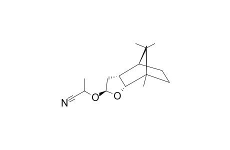 [2R-(2-ALPHA(R*),3A-ALPHA,4-ALPHA,7-ALPHA,7A-ALPHA)]-2-(OCTAHYDRO-7,8,8-TRIMETHYL-4,7-METHANOBENZOFURANE-2-YLOXY)-PROPANENITRILE