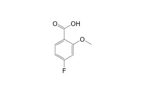 4-Fluoro-2-methoxybenzoic acid