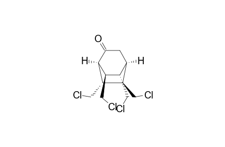 (1s,4r,5R,6R,7S,8S)-5,6,7,8-tetrakis(chloromethyl)bicyclo[2.2.2]octan-2-one