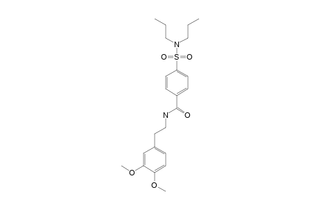 N-(3,4-dimethoxyphenethyl)-p-(dipropylsulfamoyl)benzamide